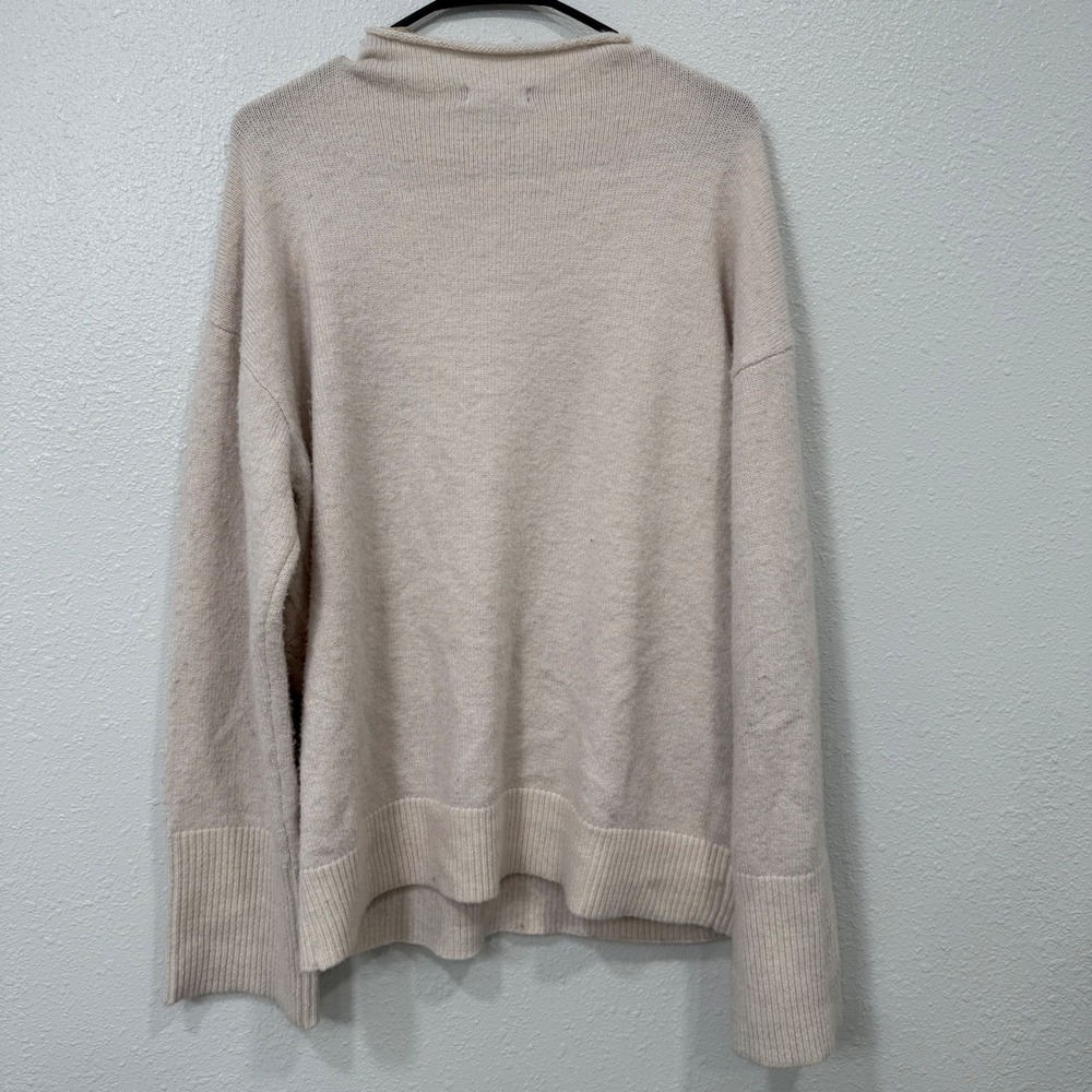 Democracy Women Knit Sweater Cream Cable Knit‎ Pullover Style B6251HVSW L - Picture 3 of 6